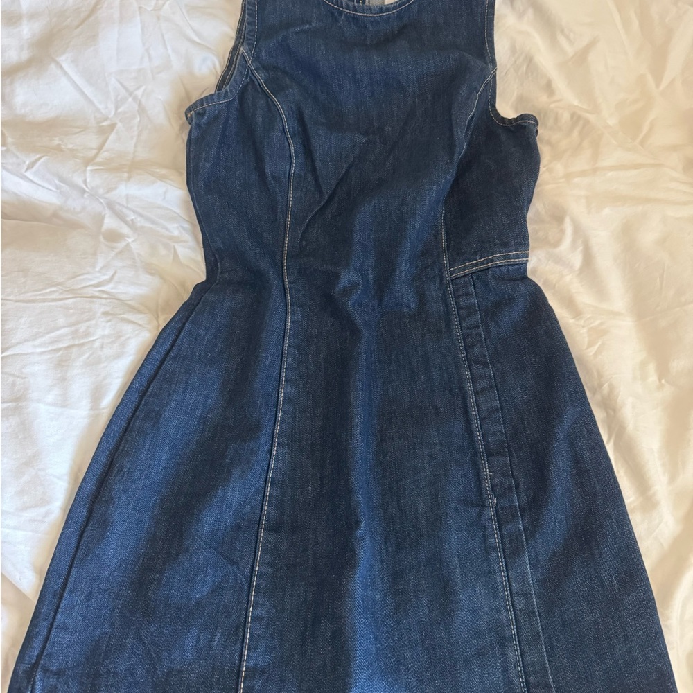 Zara Blue Denim Mini Dress